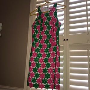 Lilly Pulitzer side 0 dress in pink & green